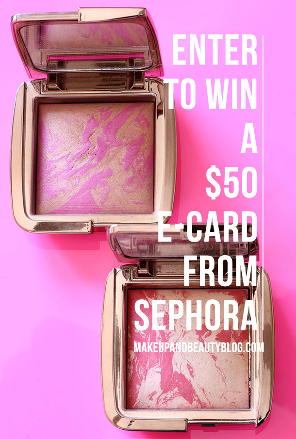  Win a $50 Sephora e-gift card from Makeup and Beauty Blog