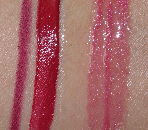 Make Up For Ever Tease Me Berry Lip Trio Swatches