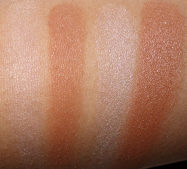 NARS Dual-Intensity Blush in Craving dry (left) and wet (right)
