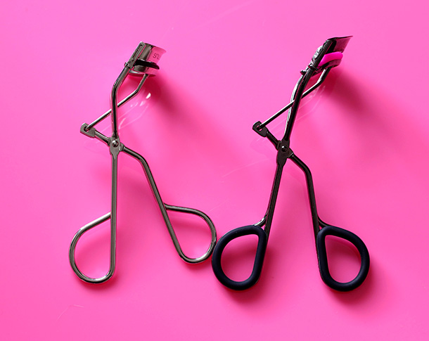 Sephora Collection Show Curl XL (right) with a Shu Uemura Lash Curler (left)