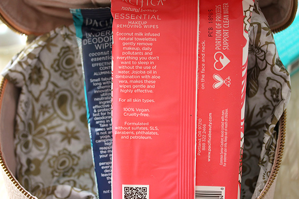 pacifica essential makeup removing wipes