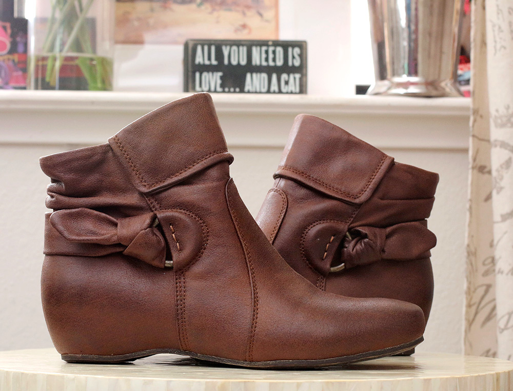 The Bare Traps Saydie Wedge Bootie 