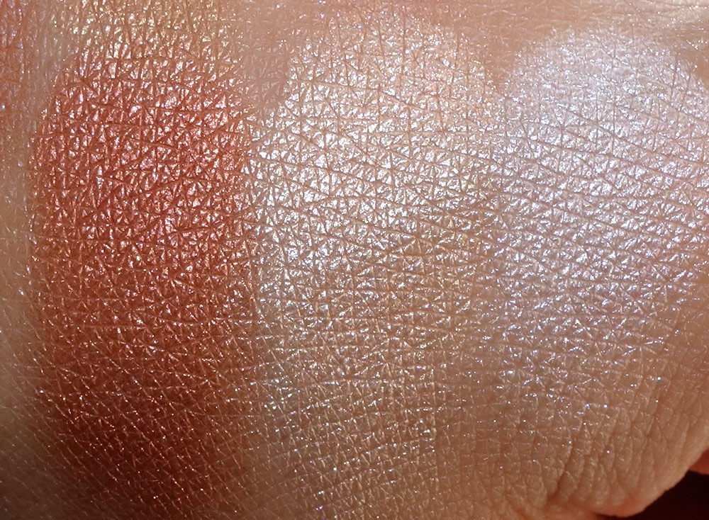 becca holiday 2015 champagne glow swatches