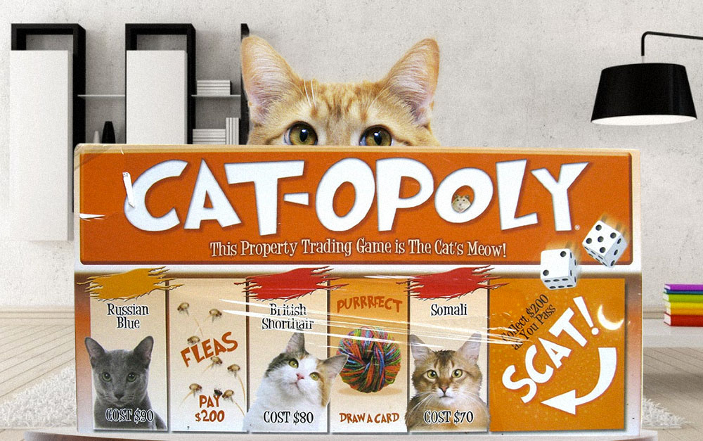 Cat-Opoly Monopoly Board Game by Late for the Sky