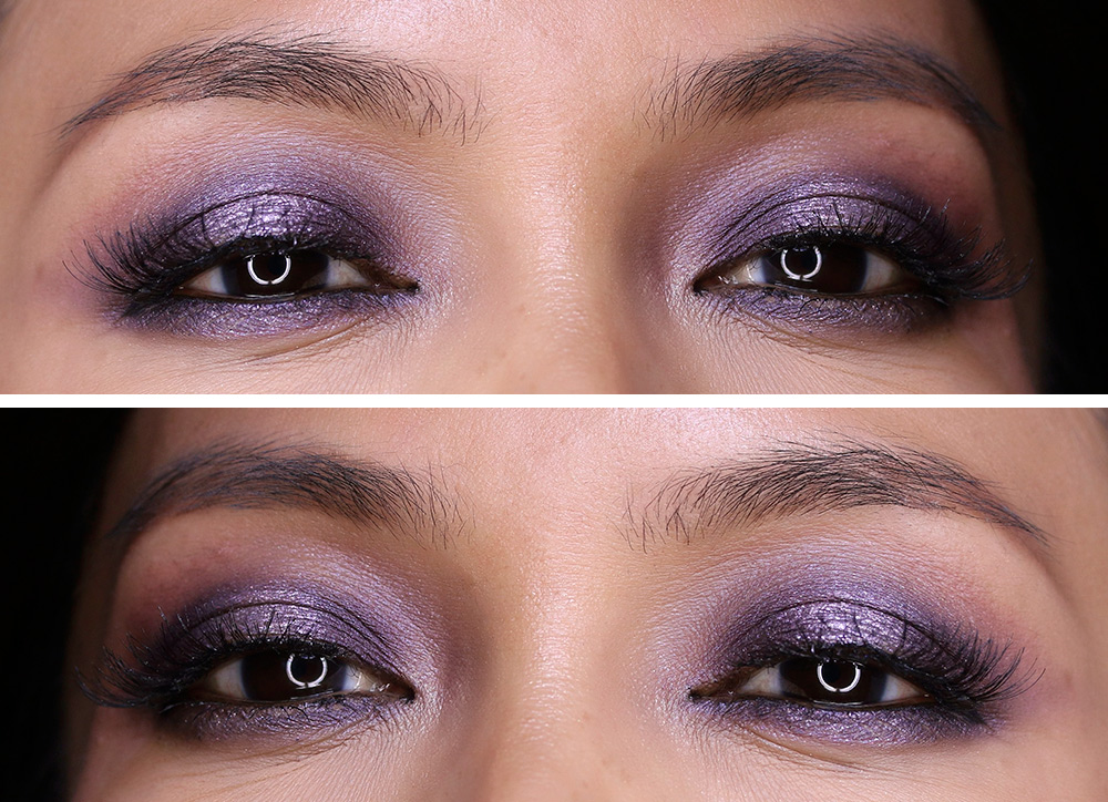 purple smoky holiday makeup tutorial