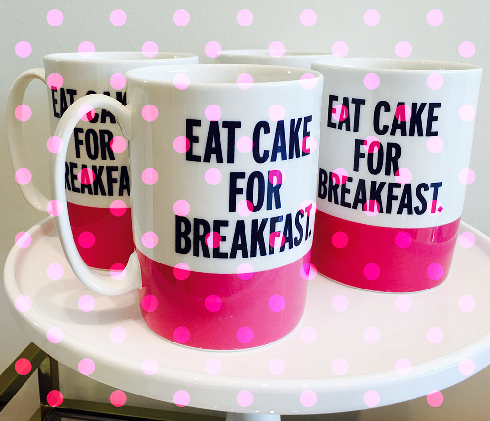 My sentiments exactly! (Mug by Kate Spade)