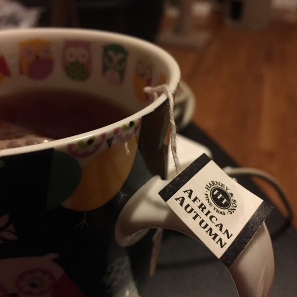 tea, harney & sons, owl mug, 
