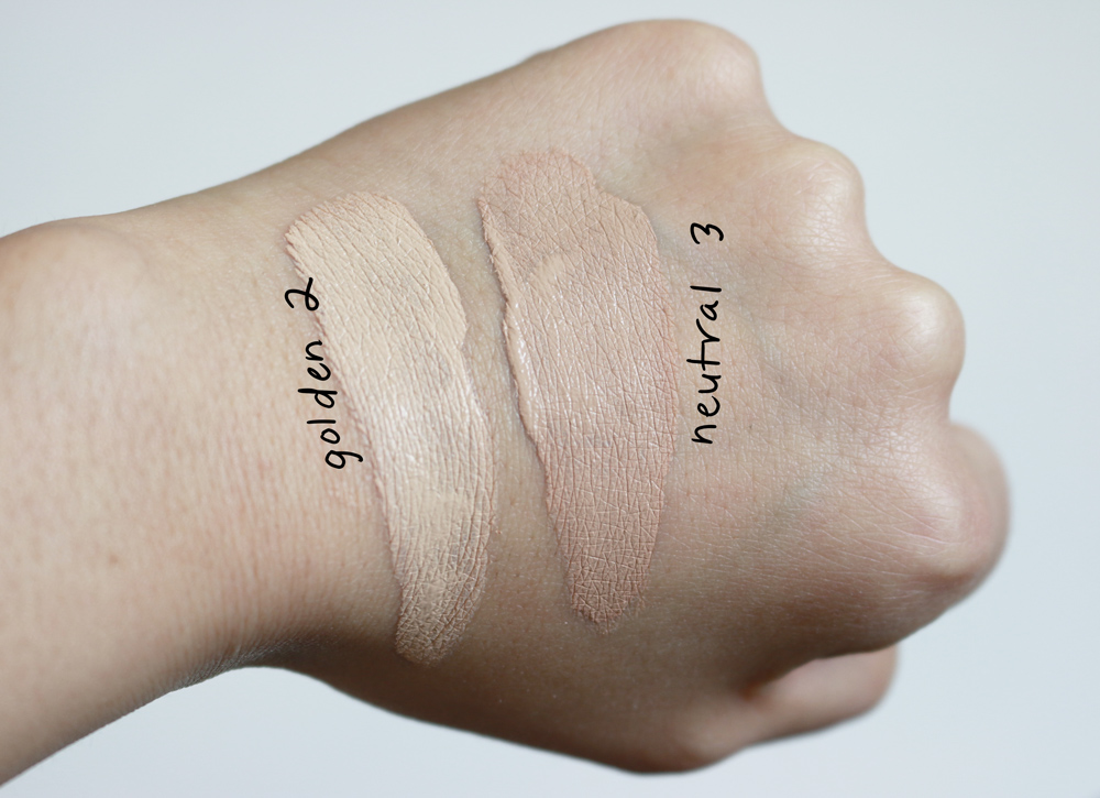 shiseido synchro skin foundation swatches