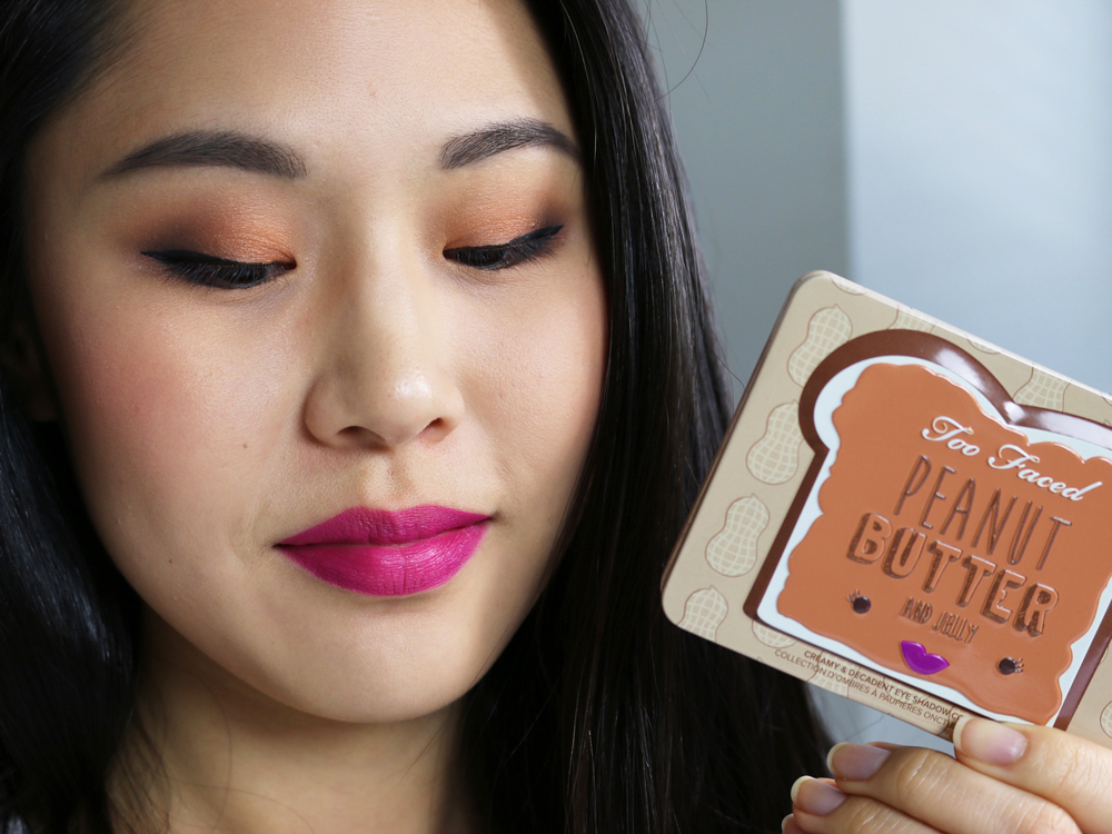 too faced peanut butter palette on eyes