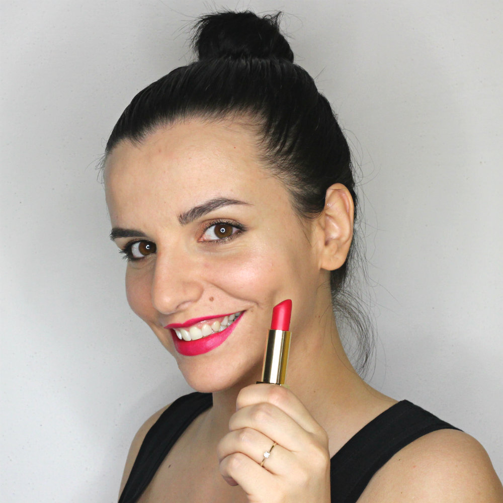 YSL Rouge Pur Couture The Mats 208 Fuchsia Fetiche Swatch