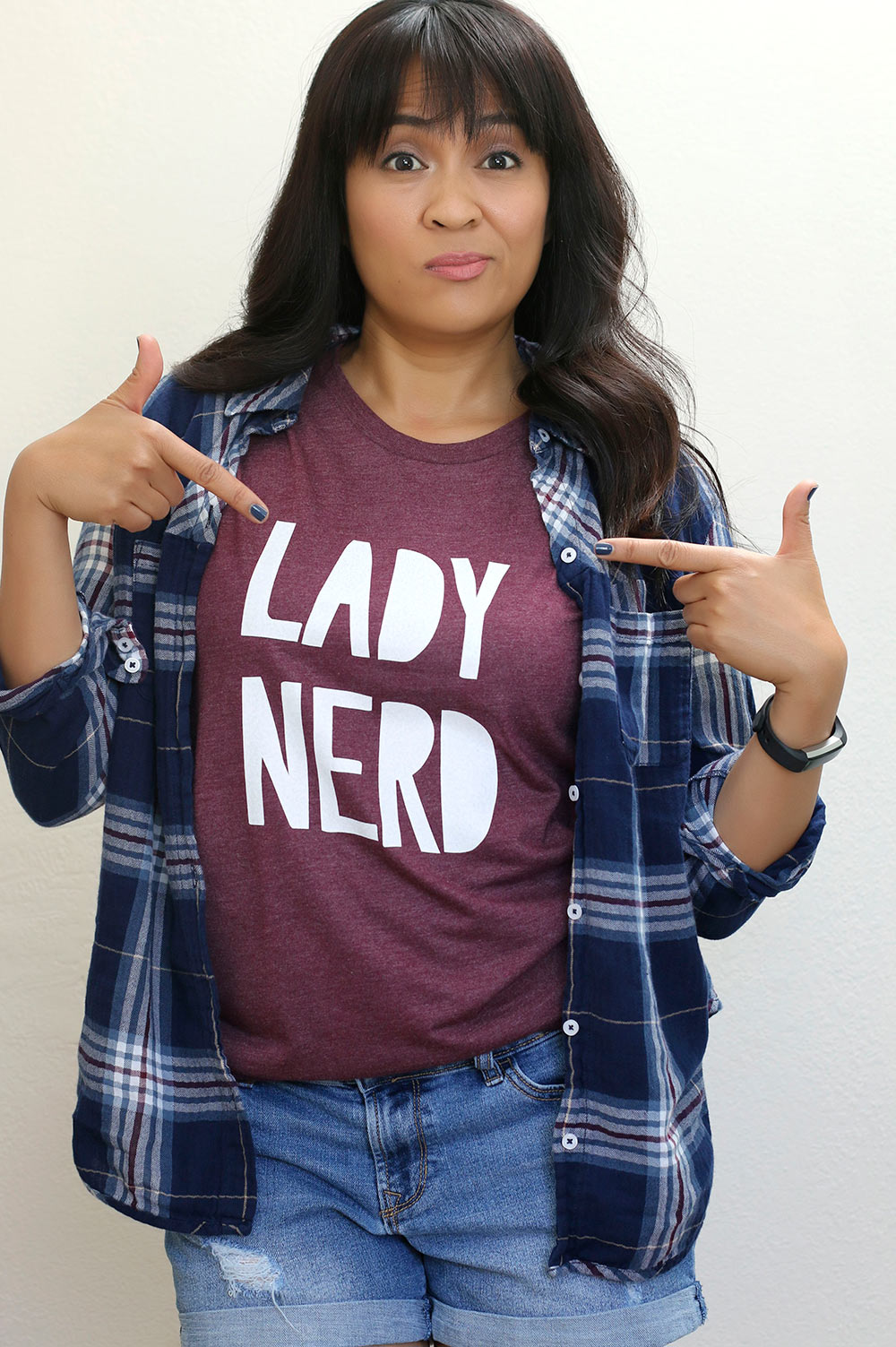 lady nerd tee