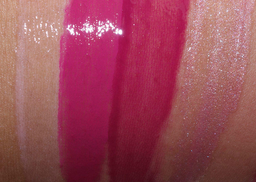 mac nutcracker sweet pink lip gloss kit swatches