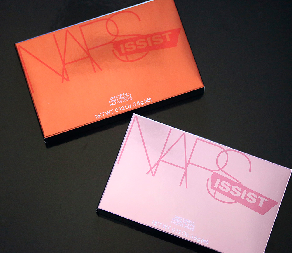 nars unfiltered cheek palette boxes