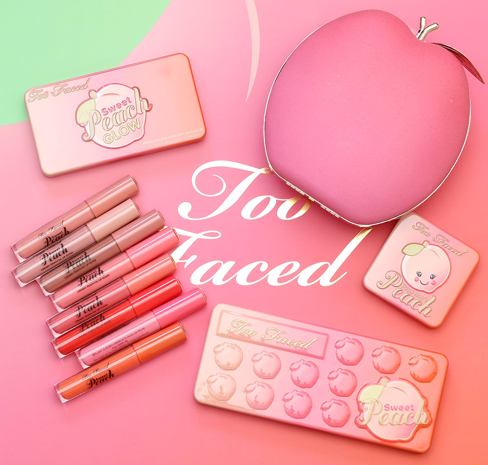 too faced sweet peach collection