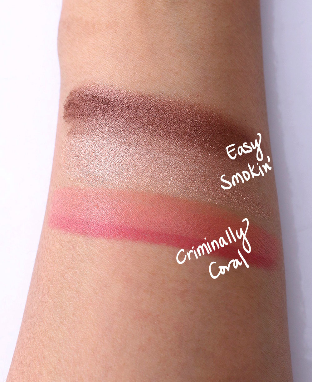 benefit theyre real easy smokin swatch