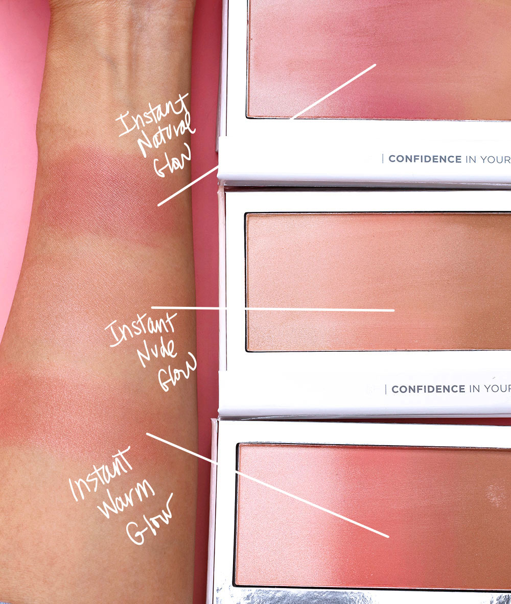 it cosmetics confidence in your glow swatches