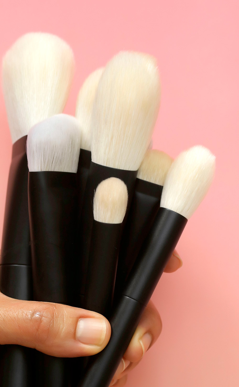 nars pro brush collection in hand