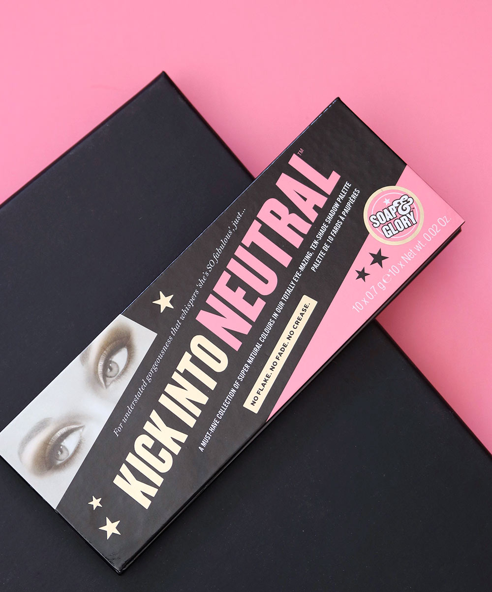 soap glory kick into neutrals packaging