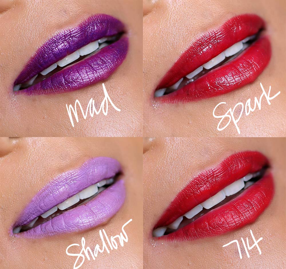 urban decay meets metal lipstick palette swatches