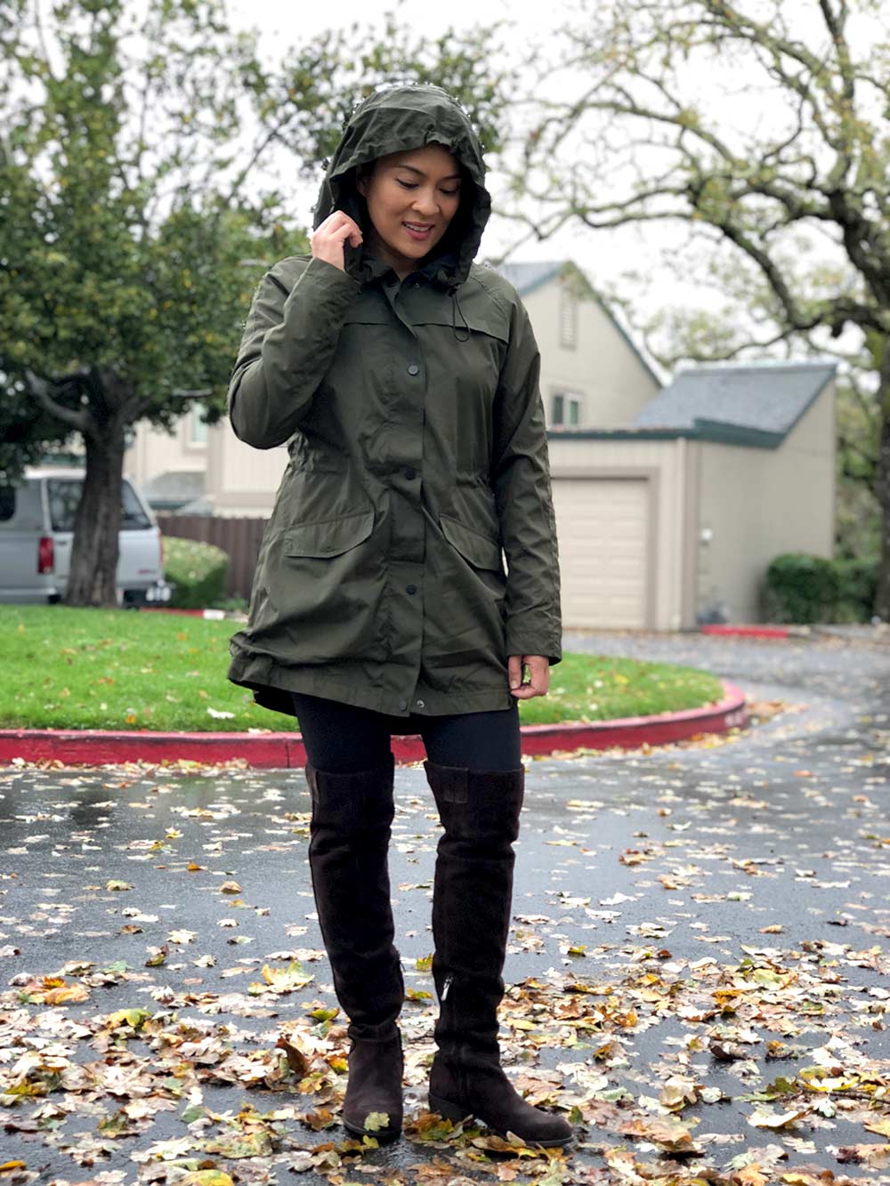An Awesome and Affordable $40 Raincoat: The Women's Anorak Jacket 