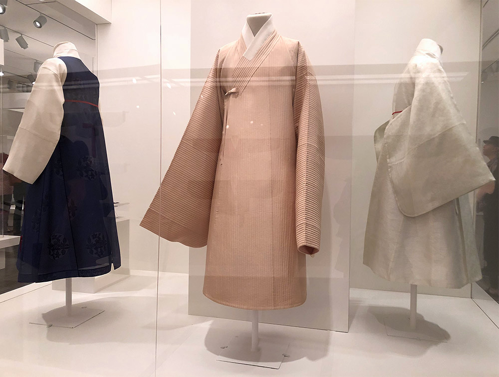 couture korea asian art museum mens hanbok blush