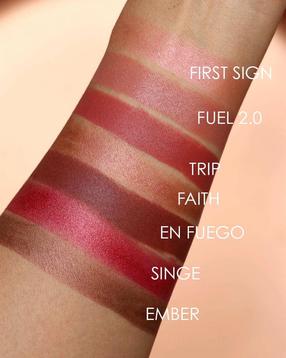 urban decay naked heat lipstick swatches