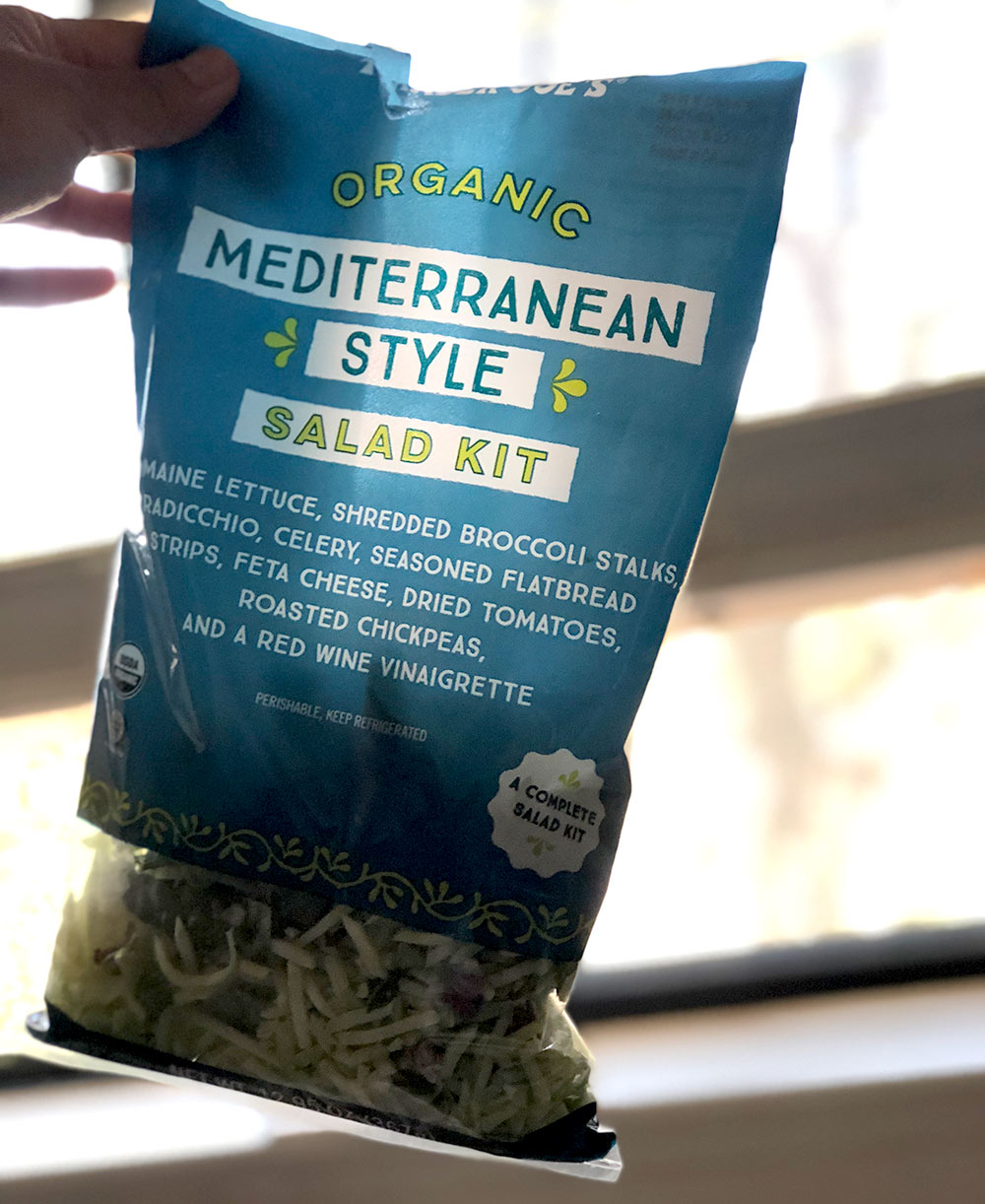 trader joes organic mediterranean style salad kit