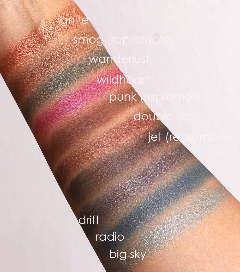 urban decay born to run swatches 2