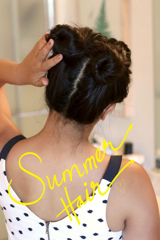 Easy Everyday Hair Styles for the Dog Days of Summer, Day 4: Friday Fun Buns