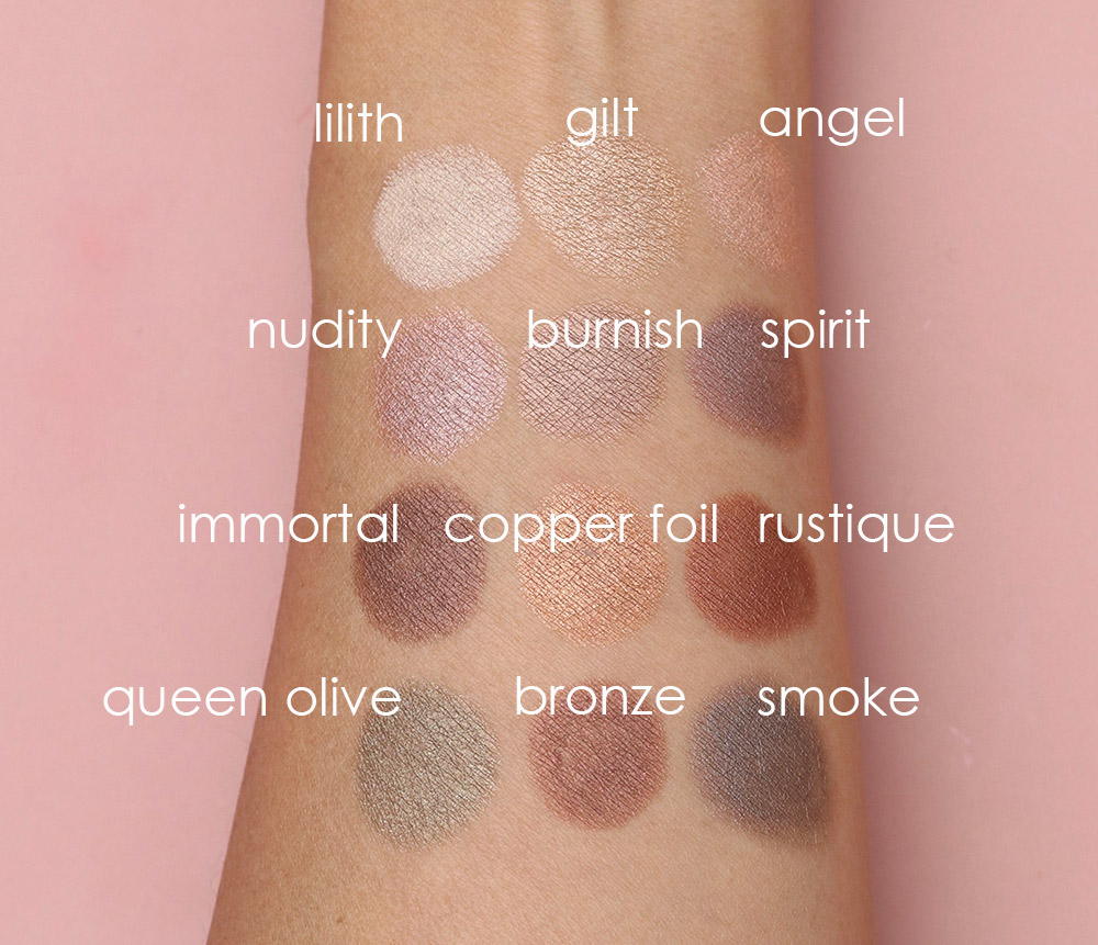 nudestix magnetic eye color swatches