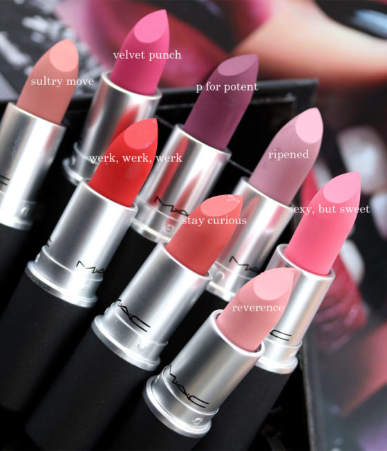 Eight New Shades of MAC Powder Kiss Moisture Matte Lipstick Join the MAC Permanent Line
