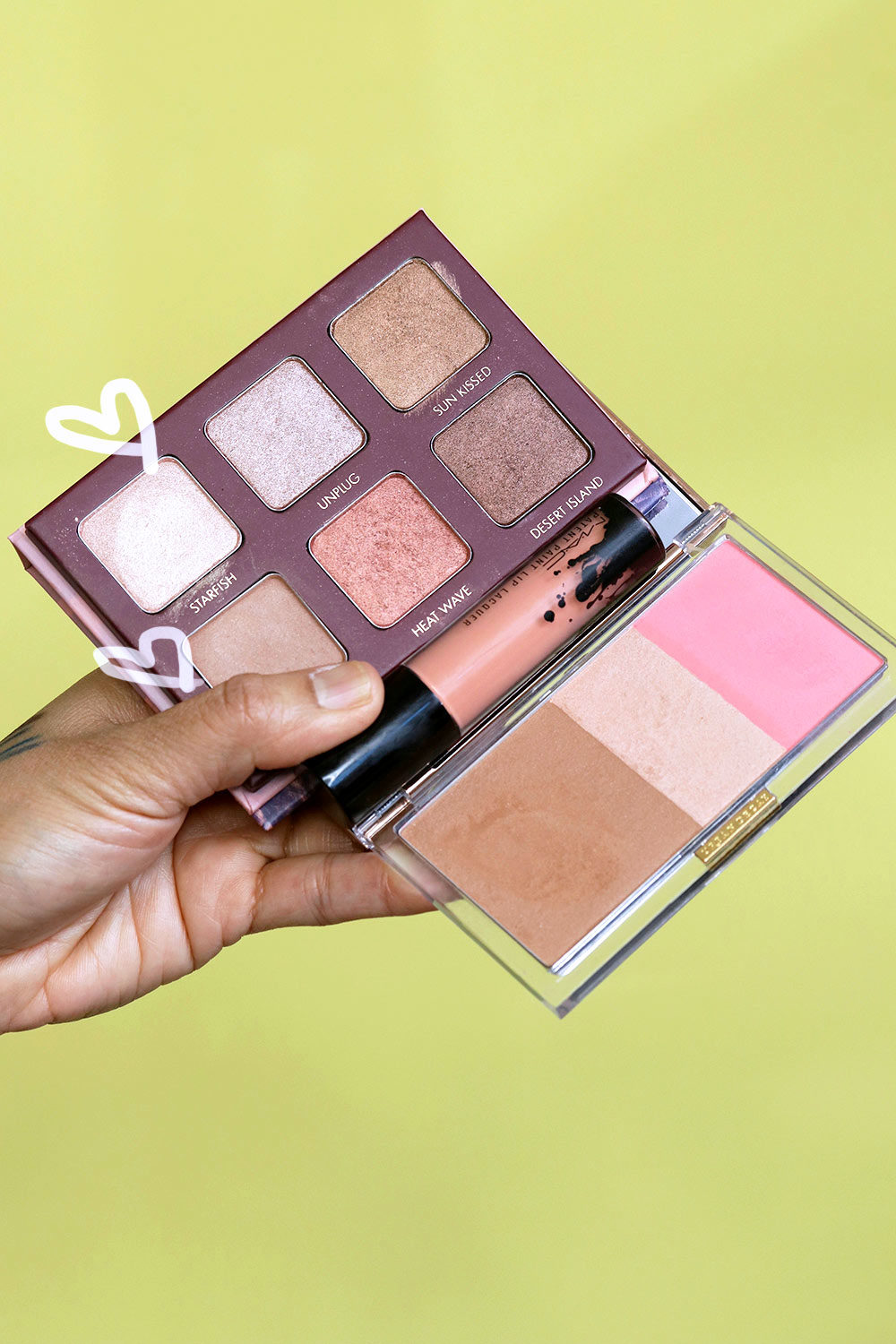 urban decay stay naked threeesome in naked products