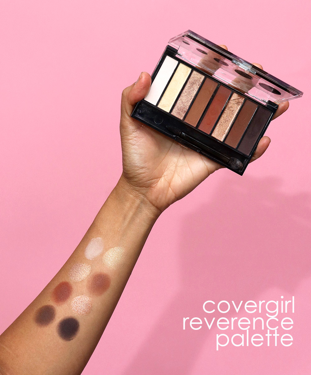 covergirl reverence palette swatches