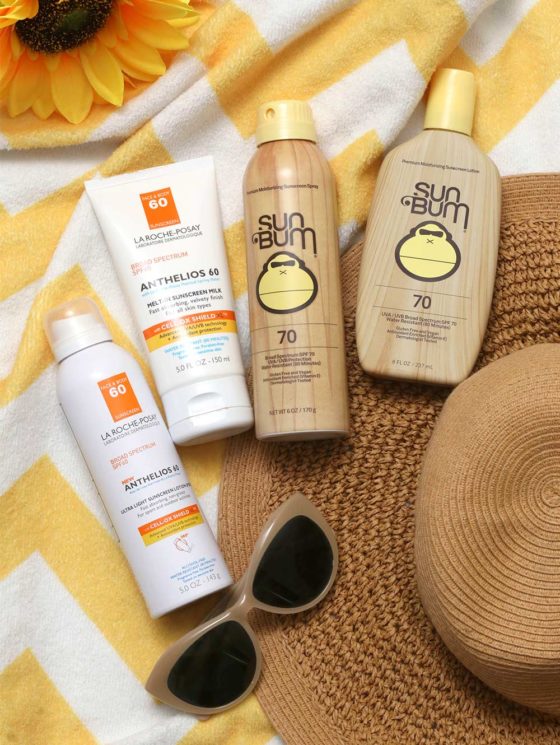 Sunscreen Roundup, Part 2: La Roche-Posay Broad Spectrum Anthelios 60 SPF 60 Melt-In Sunscreen Milk and Sunscreen Lotion Spray, and the Sun Bum Broad Spectrum SPF 70 Sunscreen Lotion and Spray
